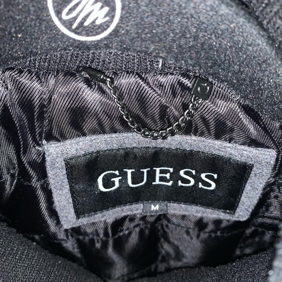 GUESS Men’s Medium Wool Military Coat - Picture 5 of 12